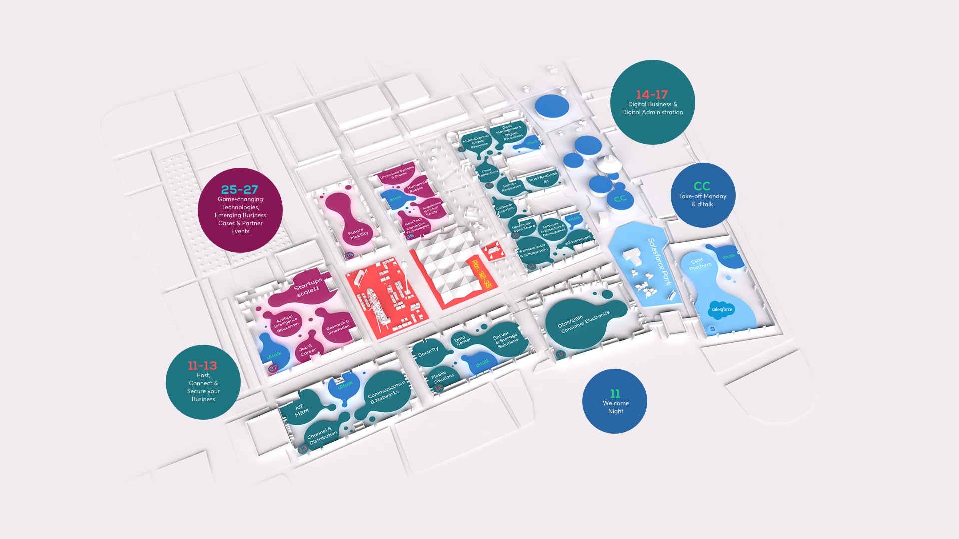 Map of Grounds CEBIT 2018