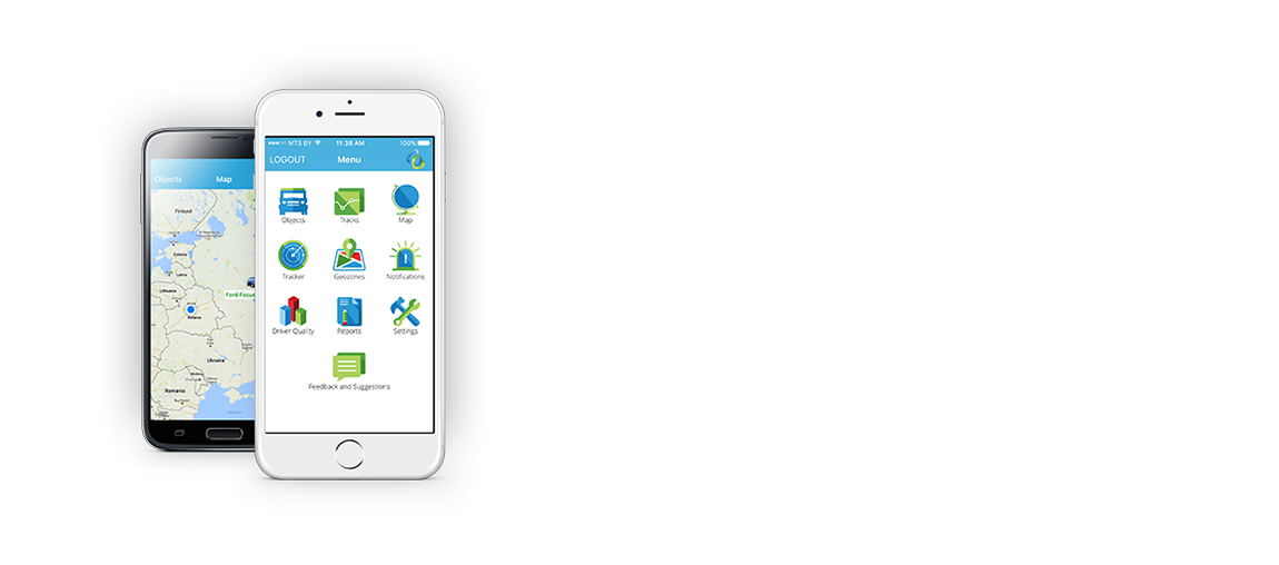 Мобильное приложение TrackingM для iOS и ANDROID